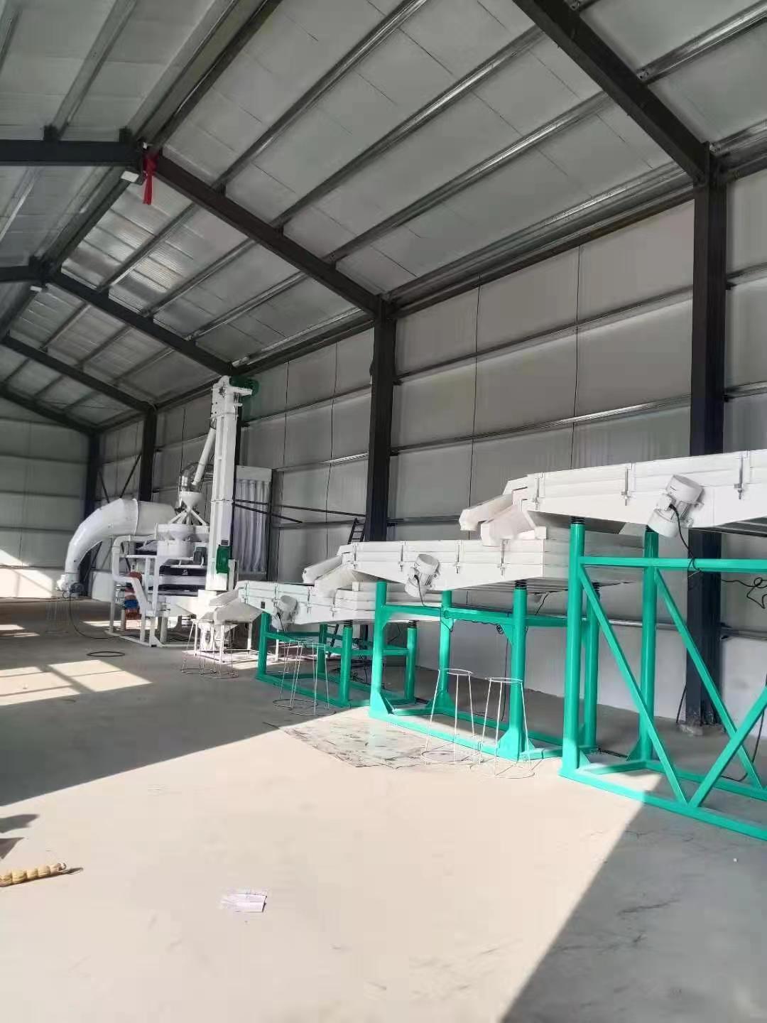 荞麦脱壳清理分级生产线