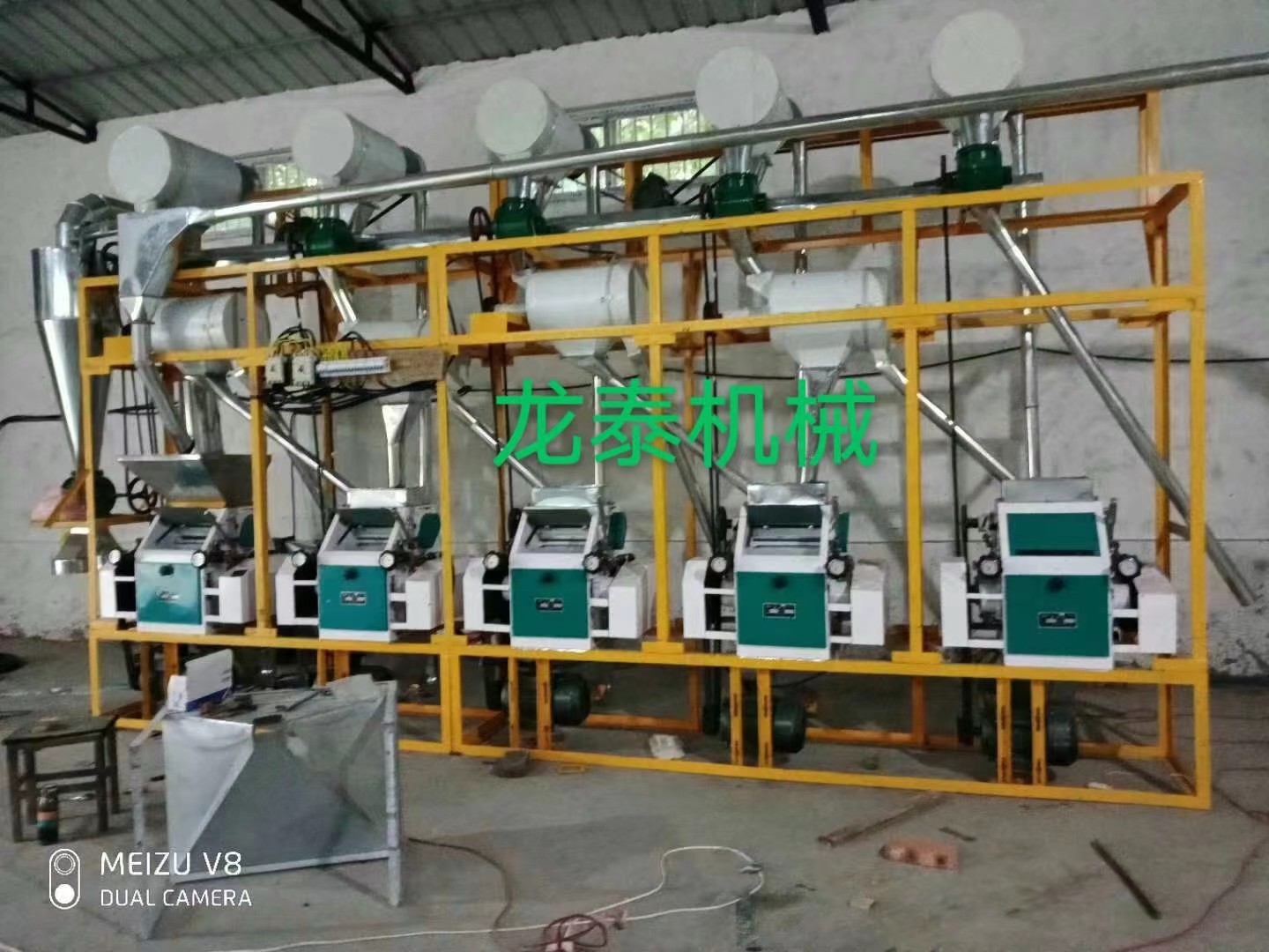 6F2240×5×20吨荞麦脱壳制粉成套机组