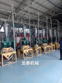 SM40×10+2×15T小麦石磨平筛制粉成套机组