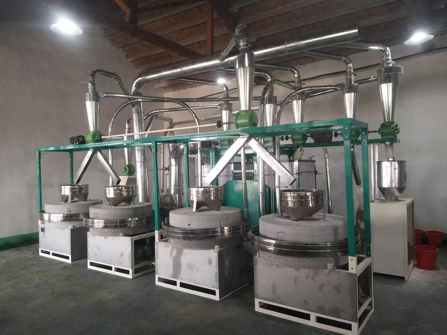 SN100×4+2×10T小麦平筛制粉成套机组