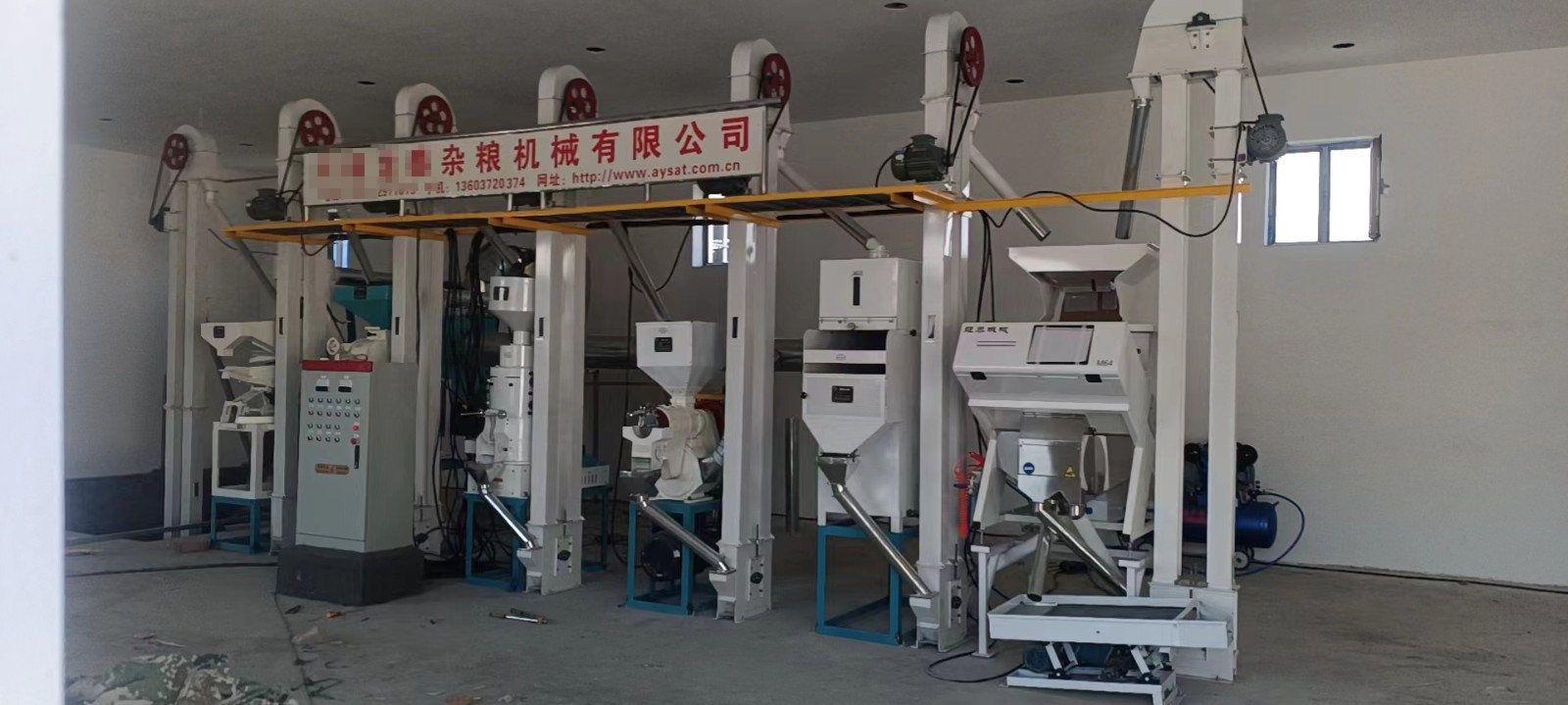 日产10吨小黄米(大黄米)碾米成套机组