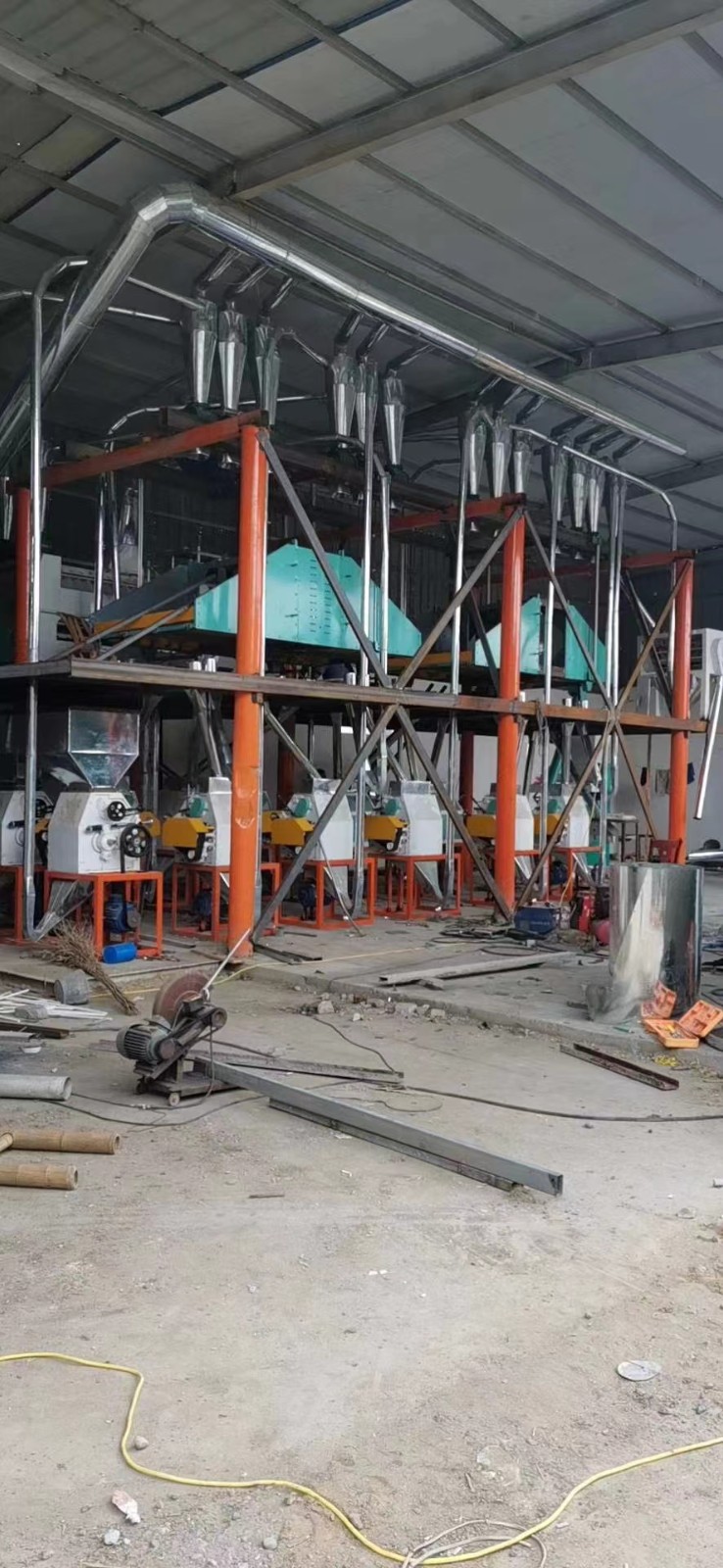 6f2250×2+6f2240×10×50T小麦平筛制粉成套机组