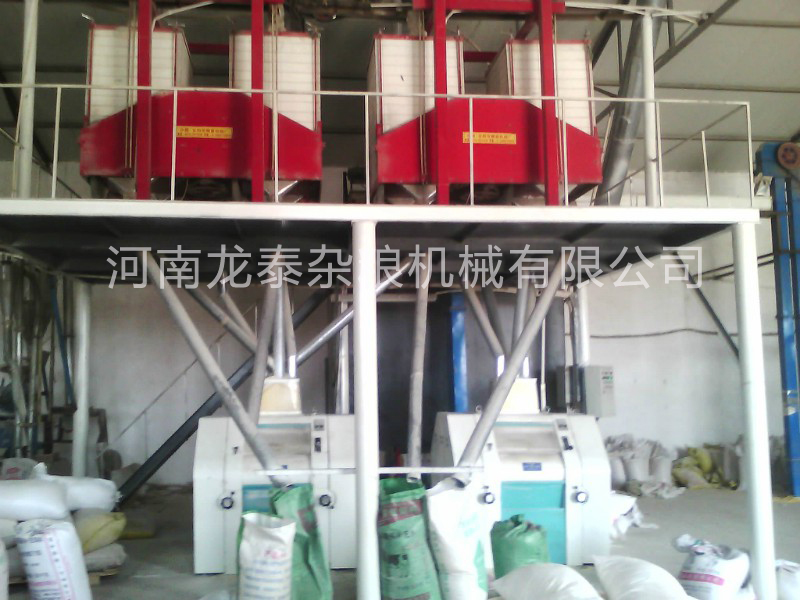 内蒙托克托县亿丰粮食加工厂50吨小米制粉设备一套